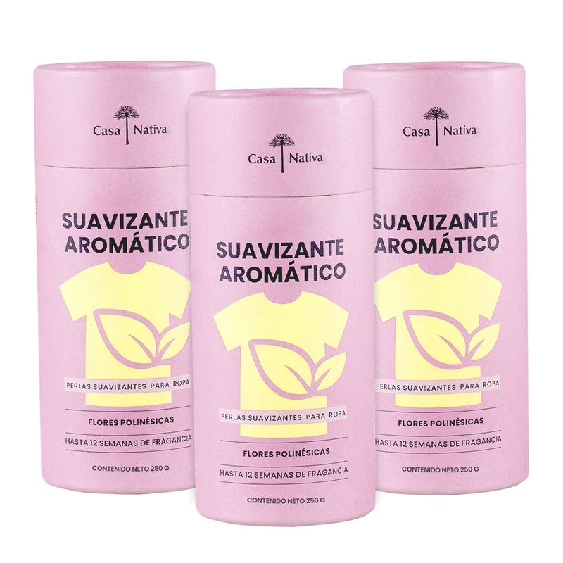 CASA NATIVA - Pack Triple Perlas Flores Polinésicas