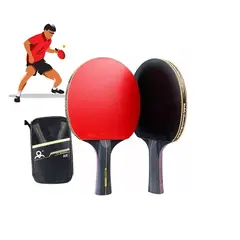 GENERICO - Pack De 2 Paletas De Ping Pong 6 Star