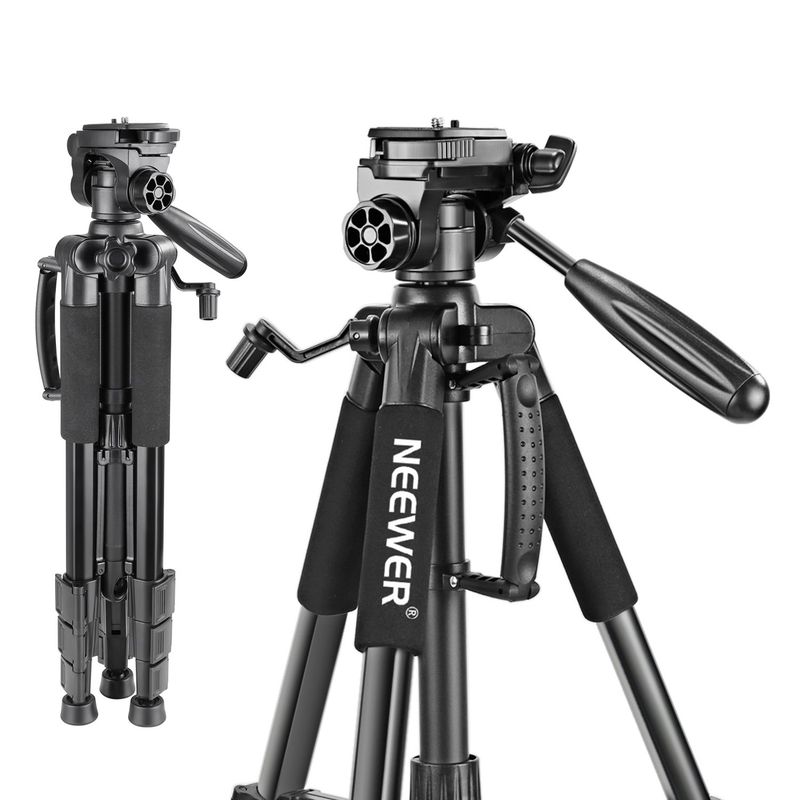NEEWER - 142cm Trípode Monopode Para Cámara Sony Canon Nikon Celular Con Bolsa