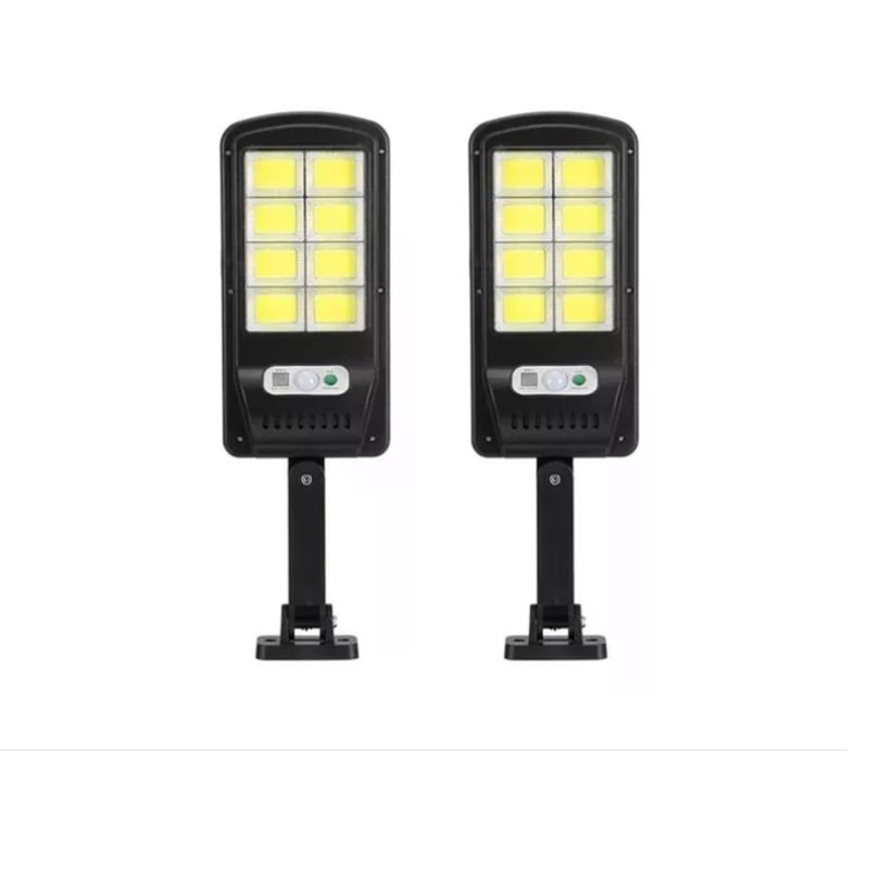 GENERICO - Pack 2 Foco Solar Led Exterior Sensor Movimiento 160 Led Ts8