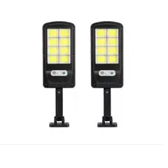 GENERICO - Pack 2 Foco Solar Led Exterior Sensor Movimiento 160 Led Ts8