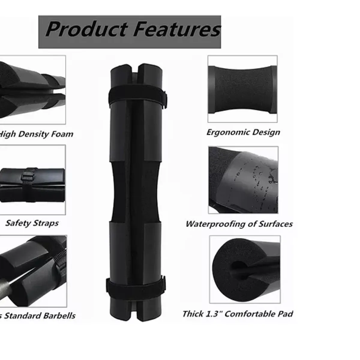 GENERICO - Almohadilla Para Barra Preolimpica Y Olimpica Alta Densidad