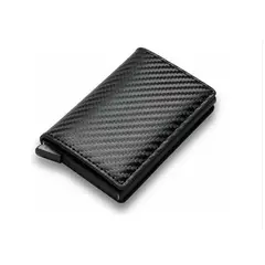 GENERICO - Billetera Porta Tarjetas Con Proteccion Anti Robo