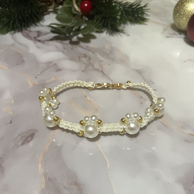 GENERICO - Pulsera Mujer Beige Modelo sol