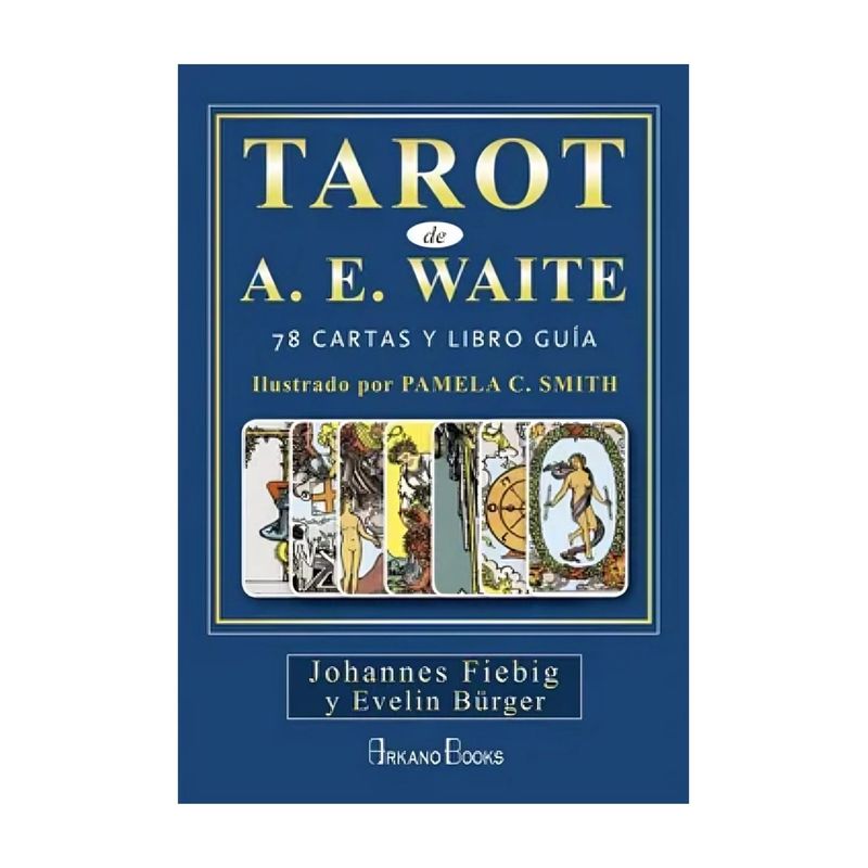 TOP10BOOKS - LIBRO TAROT DE A.E. WAITE - CARTAS / EVELIN BURGER / ARKANO BOOKS