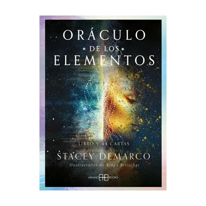 TOP10BOOKS - LIBRO ORACULO DE LOS ELEMENTOS: LIBRO Y 44 CARTAS / STACEY DEMARCO / ARKANO BOO