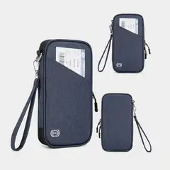 GENERICO - Porta Pasaporte Organizador Documento De Viaje Viajeros