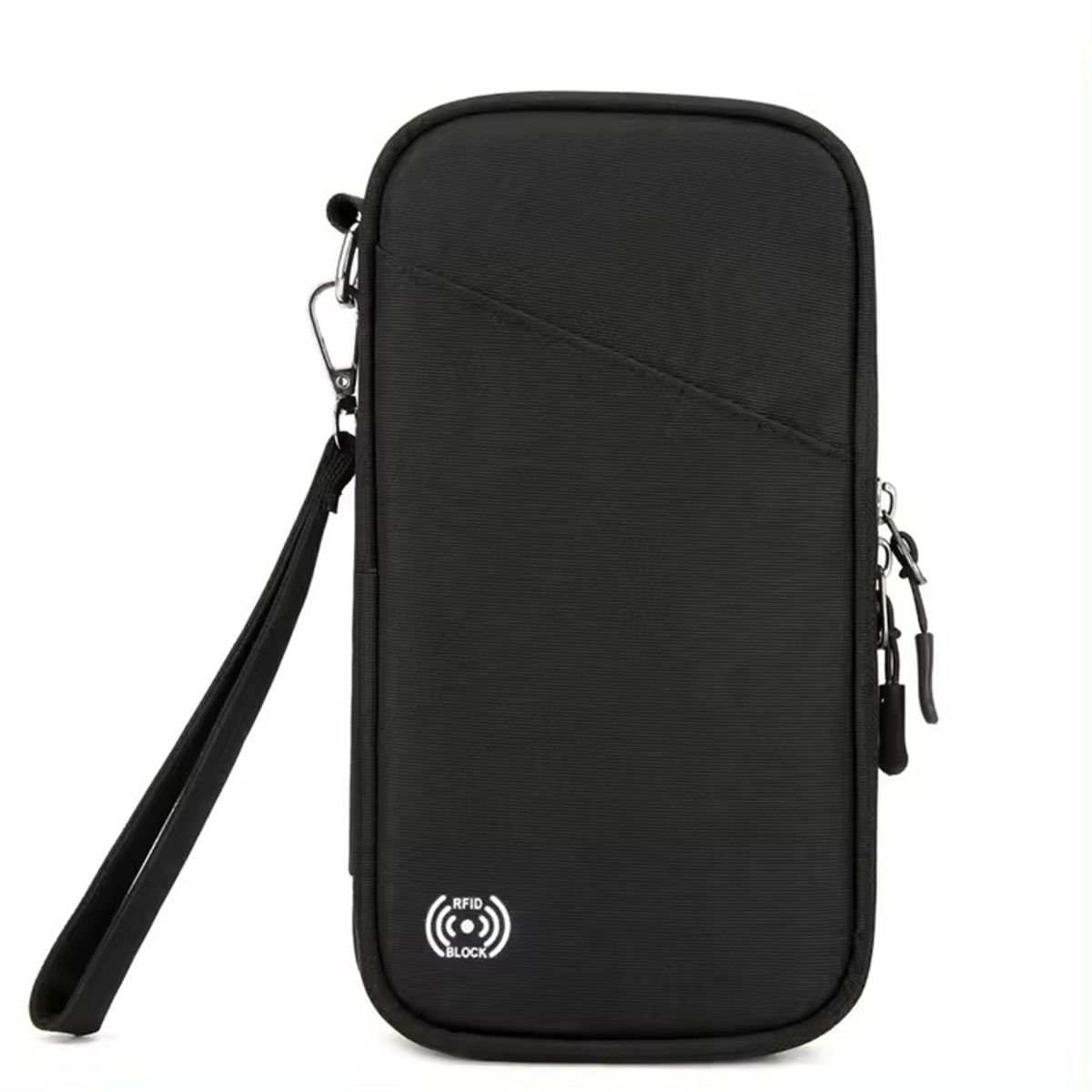 ITERLEVE - Porta Pasaporte Organizador Documentos Con Cierre y Correa