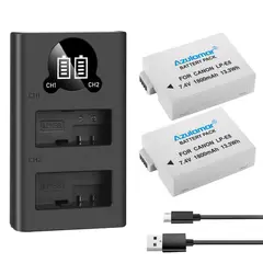 AZULAMAR - Lp-e8 2x Batería Y Cargador Kit Para Canon T5i T4i T3i T2i X5 X6i X7i