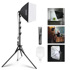 NEEWER - 35W 40cm Softbox Kit de Iluminación Estudio Fotográfico 5700K LED Luz