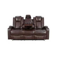 ECOMUSO - SOFA RECLINABLE 3 CUERPOS CINEMA BROWN 74181ET-53
