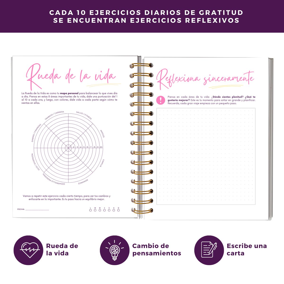 GENERICO - Momentos Gratitud - Cuaderno Diario De Reflexión Y Gratitud