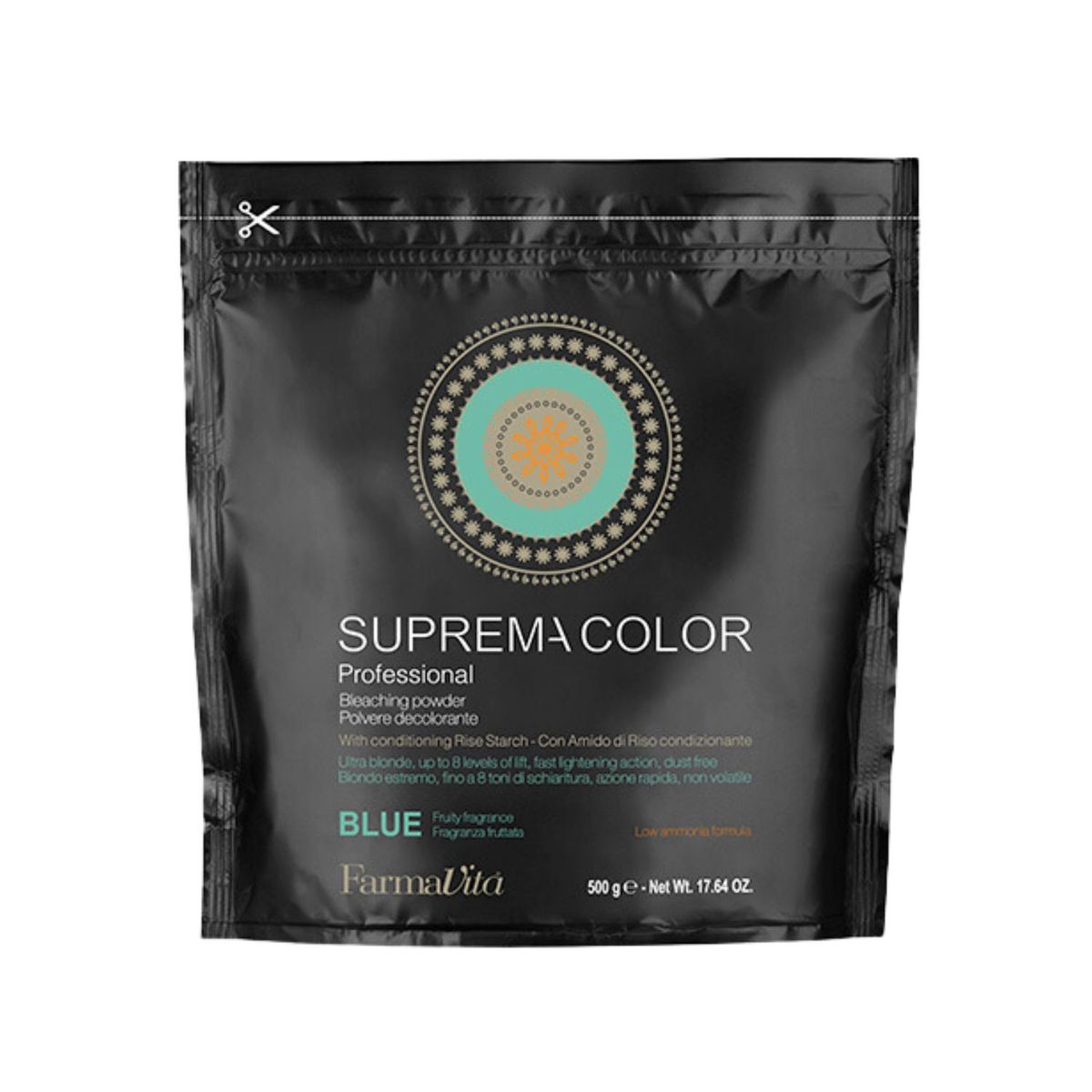 FARMAVITA - Decolorante Farmavita Suprema Color Polvo 500g Aclara hasta 8 tonos