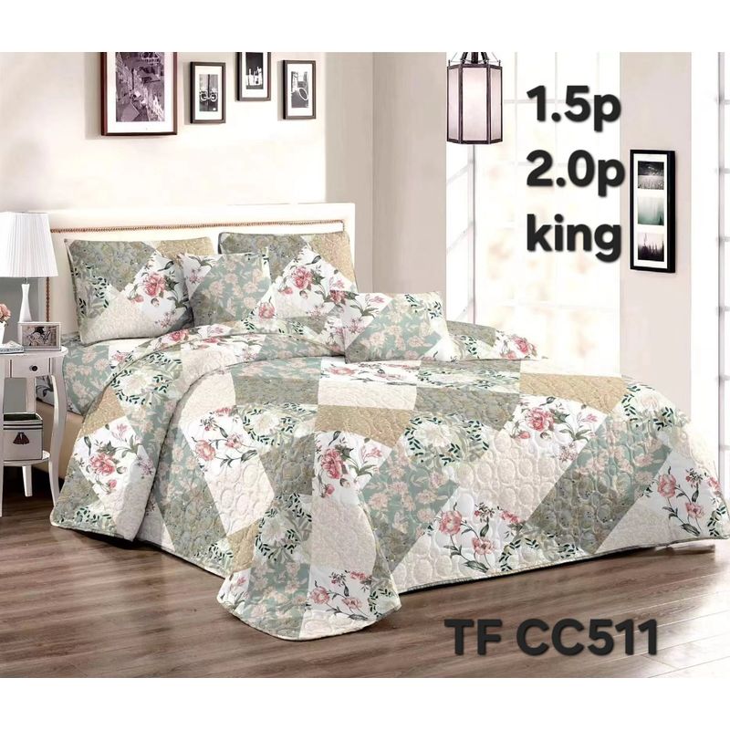 GENERICO - cubrecama quilt verano plazay media