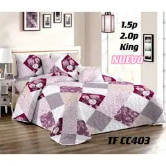 GENERICO - Cubrecama quilt verano plazay media