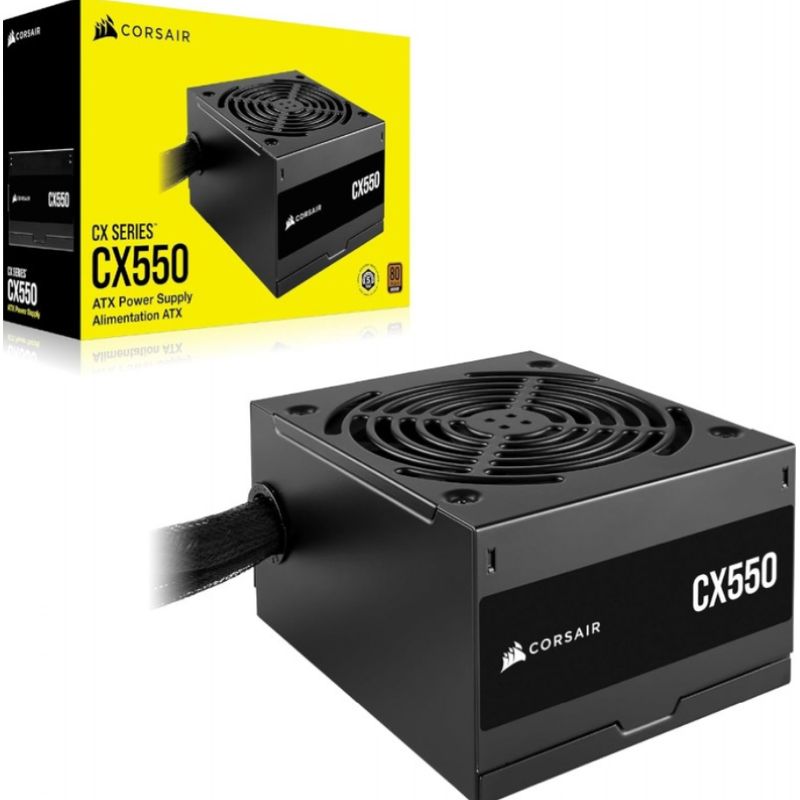 CORSAIR - Fuente de poder 550W - Corsair CX Series CX550 - 80PLUS Bronze