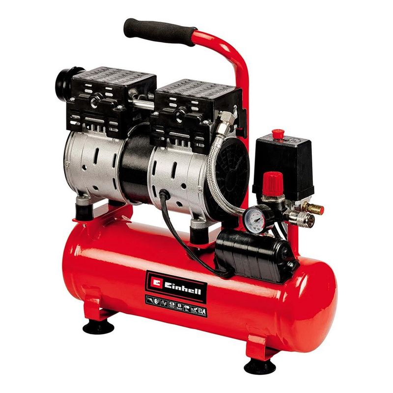 EINHELL - Compresor Einhell Te-ac 6 Silent - 6lts - 8 Bar