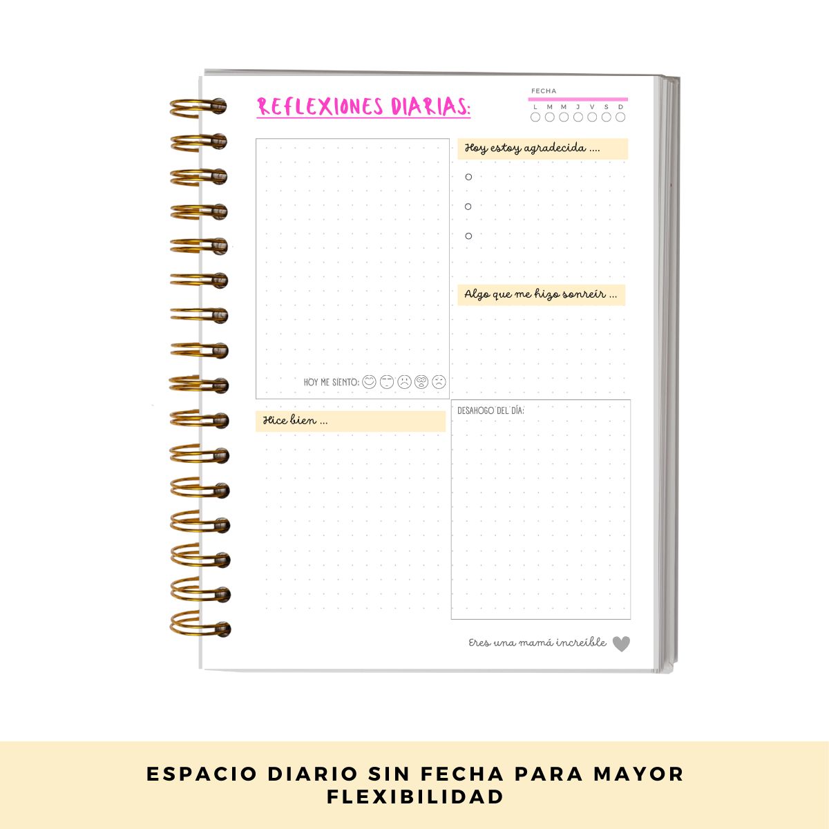 GENERICO - Mamá Eres Increíble - Diario De Maternidad Y Autocuidado