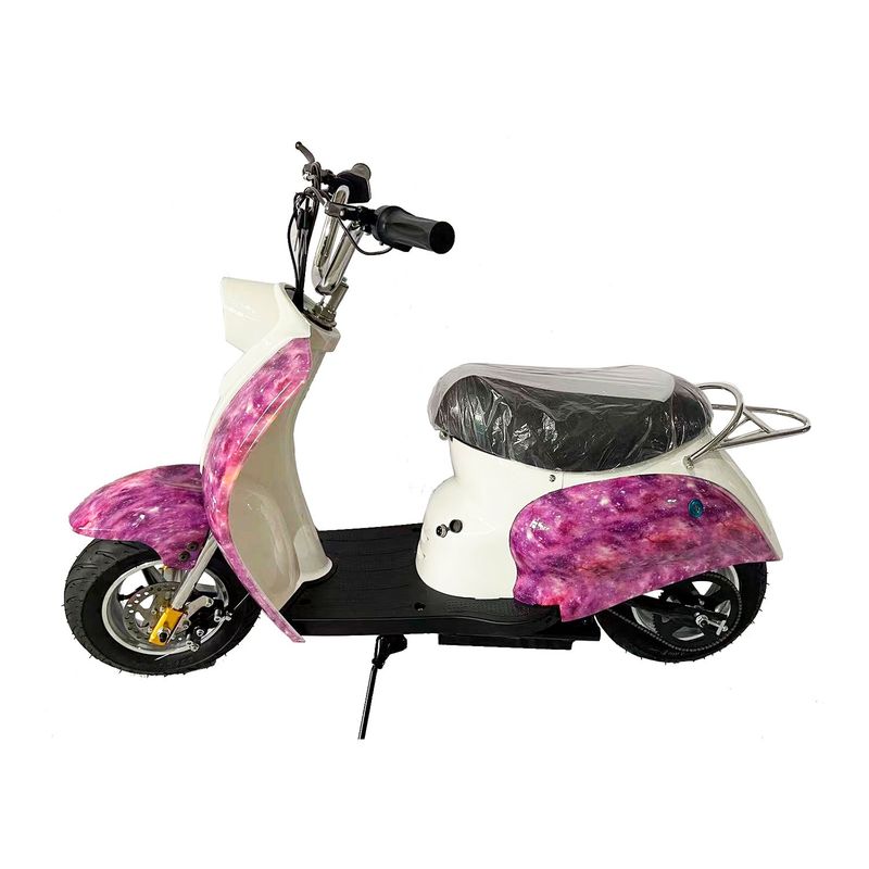 LEKO - Mini Moto Eléctrica Infantil Modelo TJGW Color Rosado-Blanco