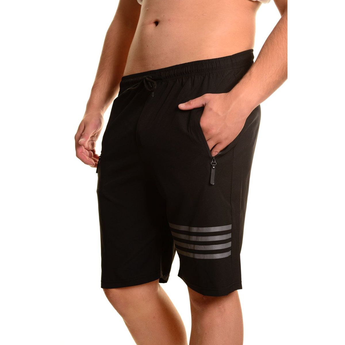 LIKE SHOP - Short Deportivo Hombre Secado Rápido Bolsillos 522