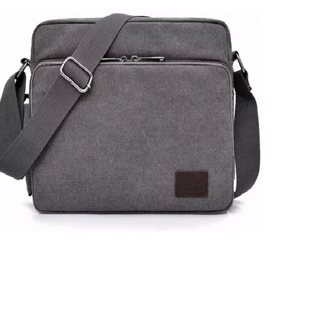 GENERICO - Bolso Bandolera De Lona Gran Capacidad Para Hombre Mujer