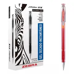 ZEBRA - Bolígrafo Gel Secado Rápido Lápices De 0,7 mm 12 Unidades