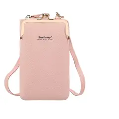 GENERICO - Billetera De Cuero Para Mujer Bolsa Crossbody Para Celular