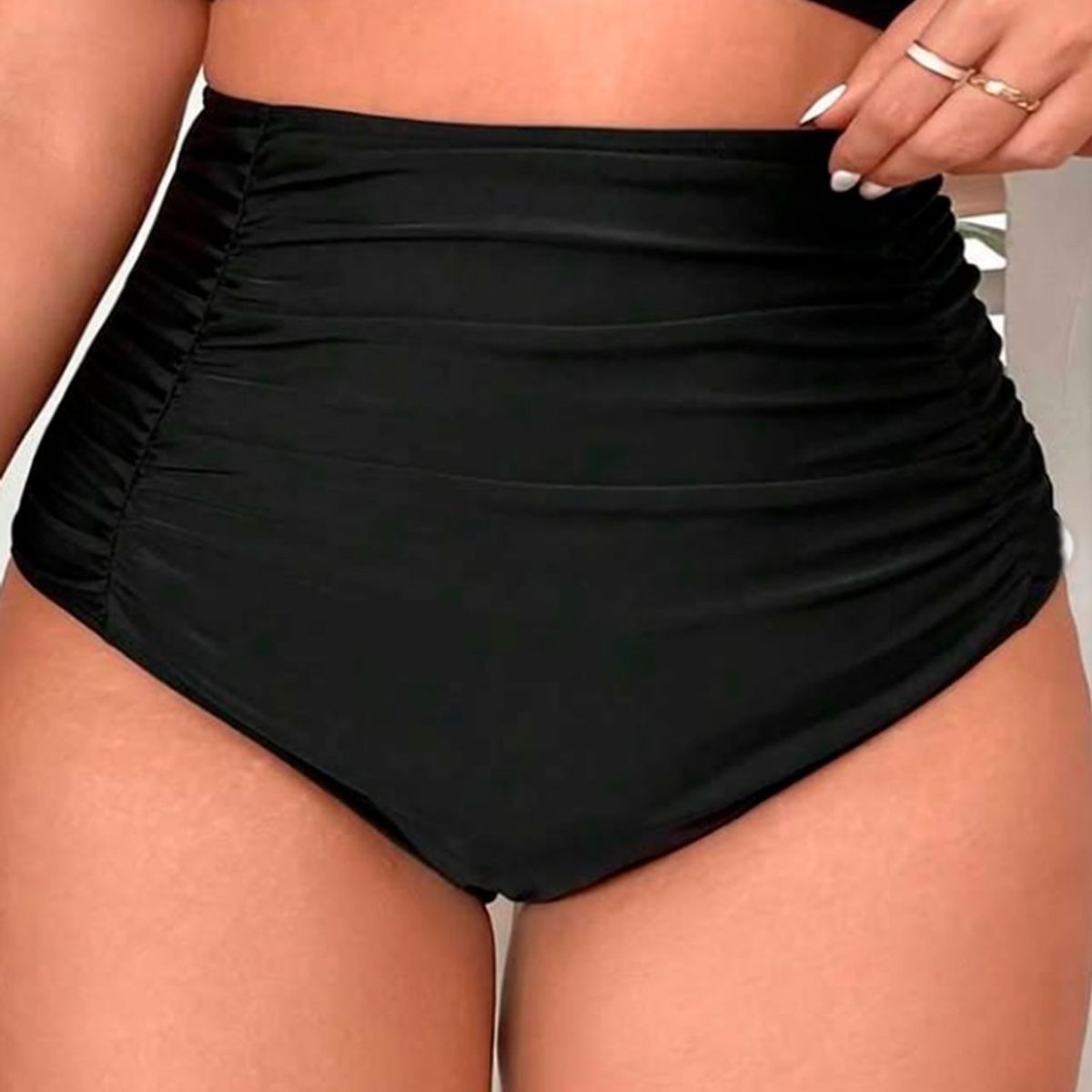 LIKE SHOP - Traje de Baño Mujer Bikini Tiro Extra Alto Control de Abdomen 303