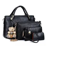 GENERICO - Set 4 Bolsas Alta Moda Hermoso Cartera Crossbody Para Mujer