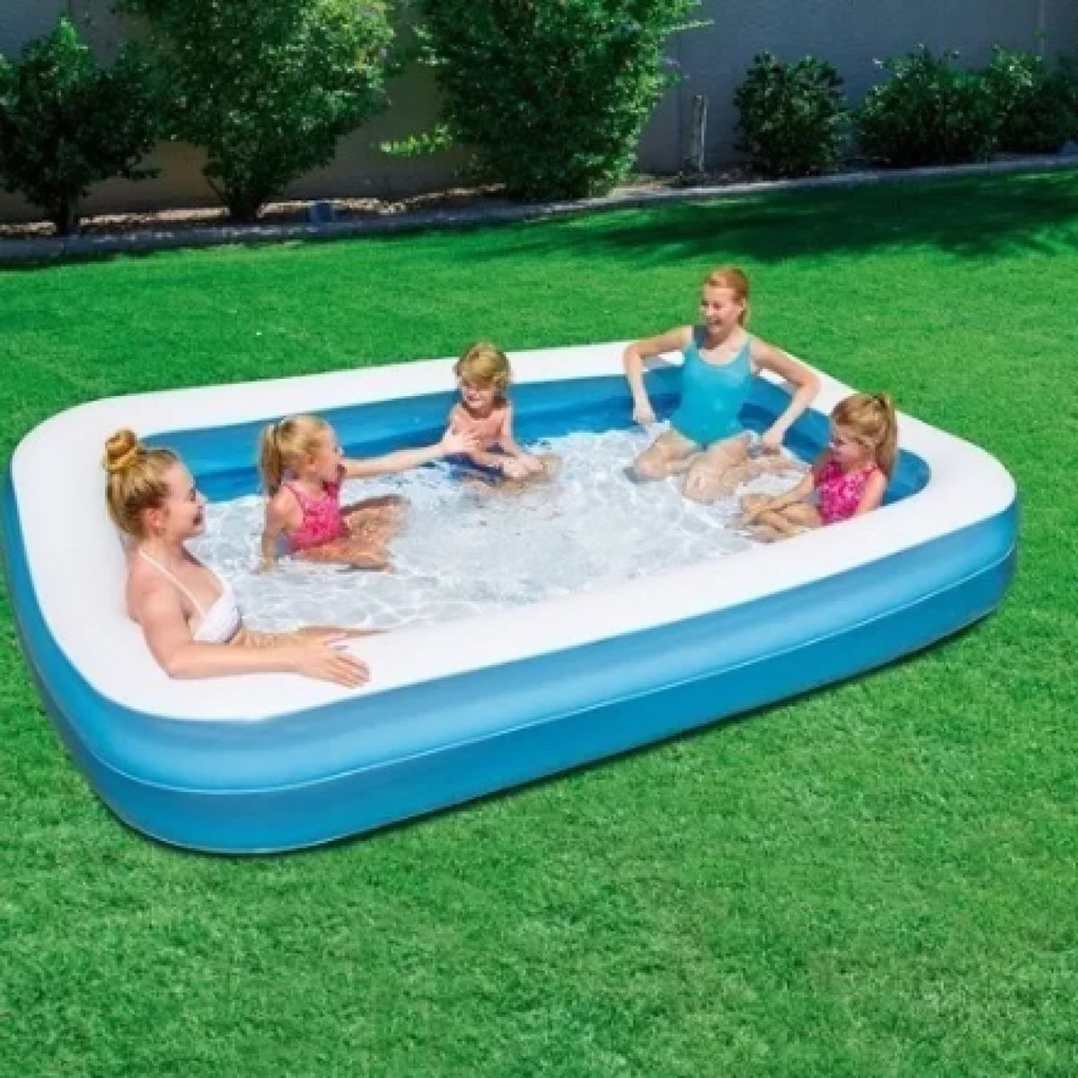 BESTWAY - Piscina Inflable Rectangular 262m Azul Bestway