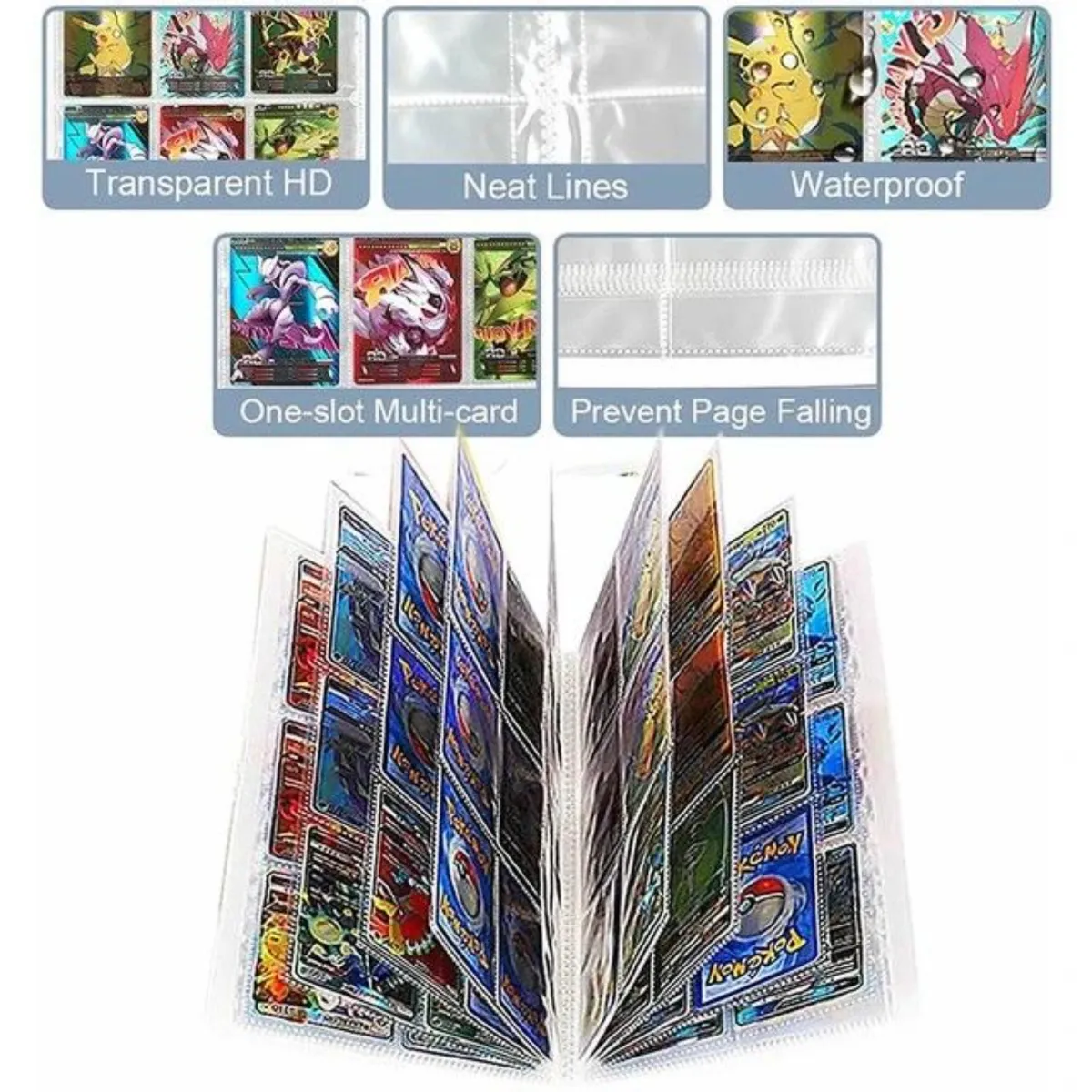 POKEMON - ALBUM CARTAS POKEMON 240 MAS 100 CARTAS ORIGINALES