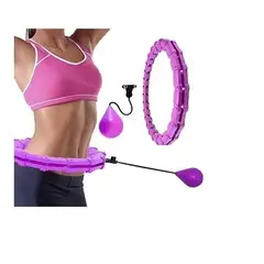 GENERICO - Aro Deportivo Con Peso Entrenador De Cintura Hula Hoop
