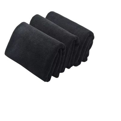 Imagen 2 del producto Pack 6 Toalla Negra Peluqueria Hotel Barberia Spa Gym 35x75