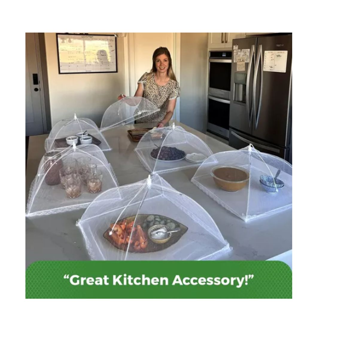 GENERICO - Malla Para Cubrir Alimentos Mosquitera Anti Moscas Mosquitos