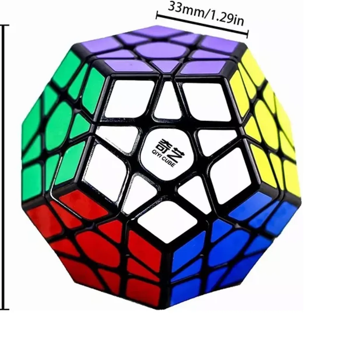 GENERICO - Cubo Rubik Ortobirrotonda Pentagonal Megaminx De 12lados