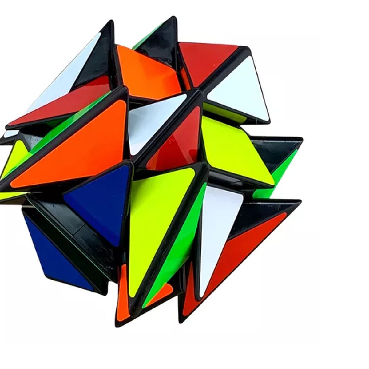 GENERICO - Cubo Rubik Qiyi Axis 3x3 Color De La Estructura Negro