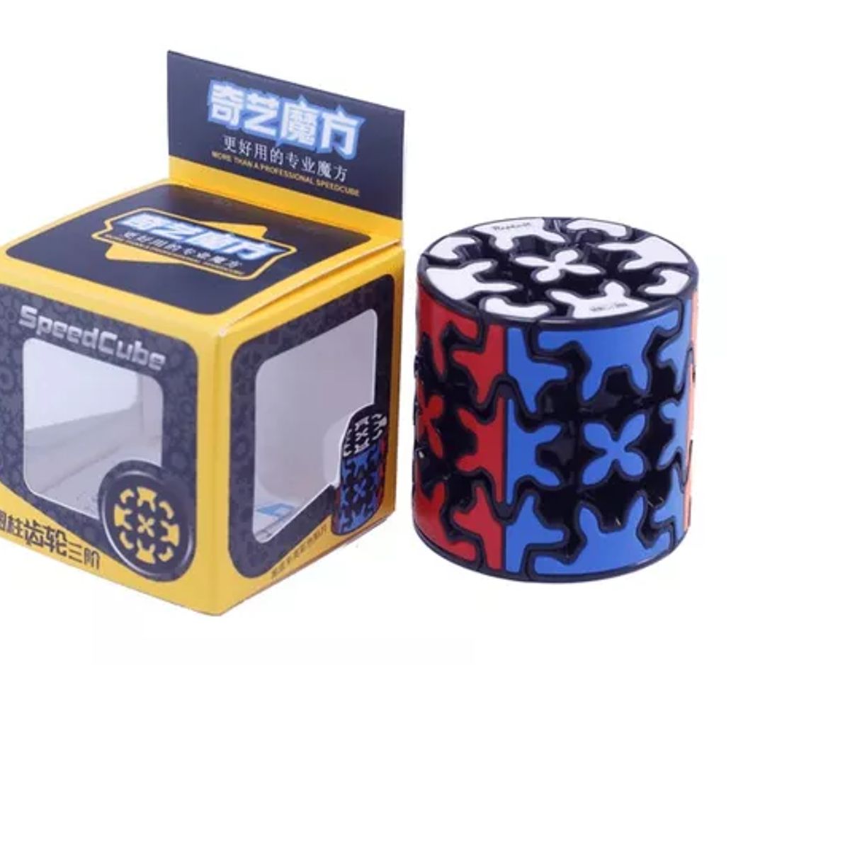 GENERICO - Gear Cube Cilindro Cubo Magico Engranajes Qiyi