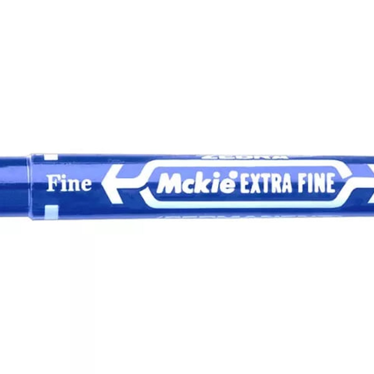 ZEBRA - Marcadores Permanentes Doble Punta Azul 12 Plumones Zebra