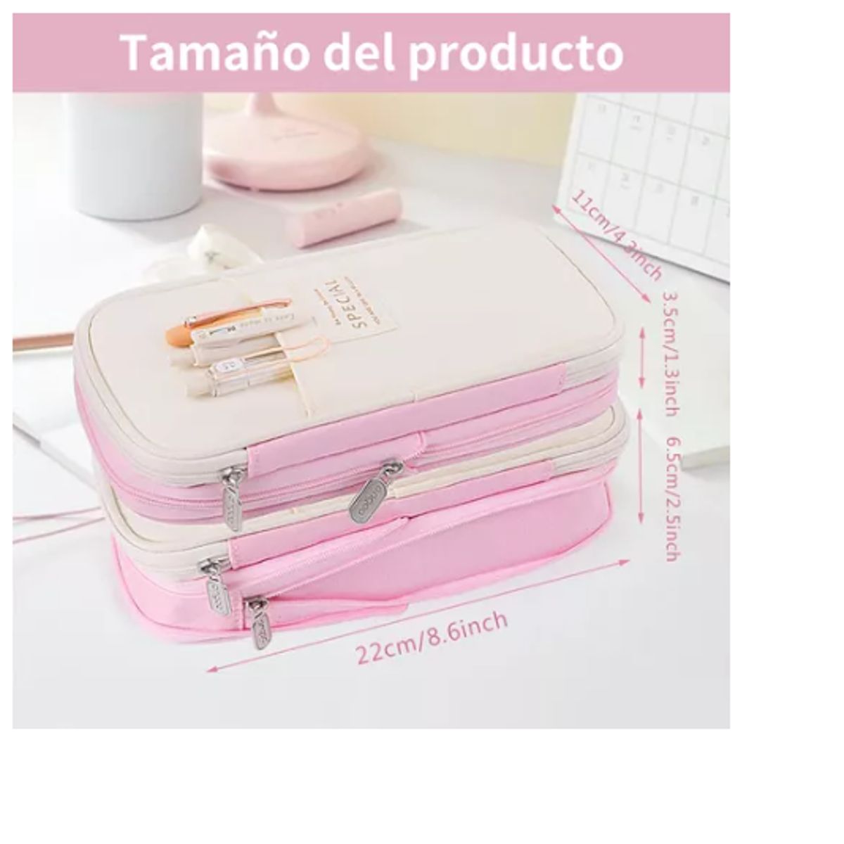 GENERICO - Estuche De Lápices De Gran Capacidad Para Oficina Y Escuela