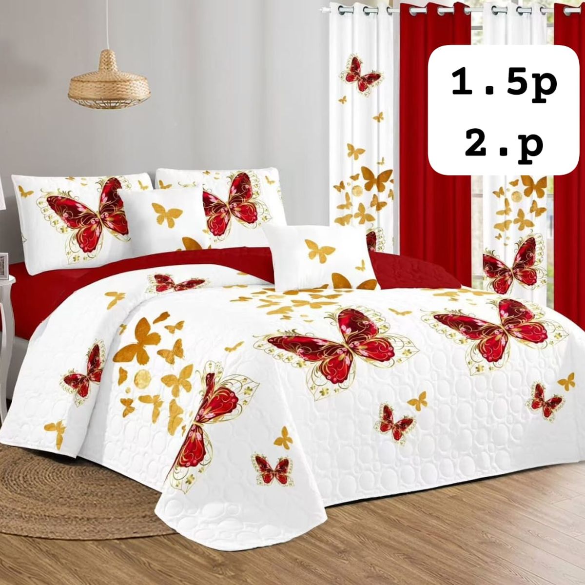 GENERICO - cubrecamas quilt verano diseño 2p