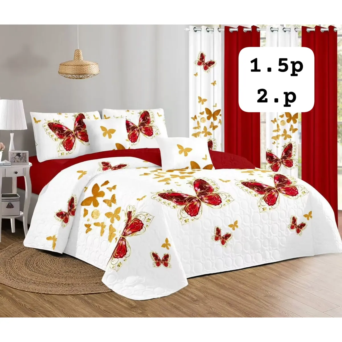 GENERICO - cubrecamas quilt verano diseño 2p