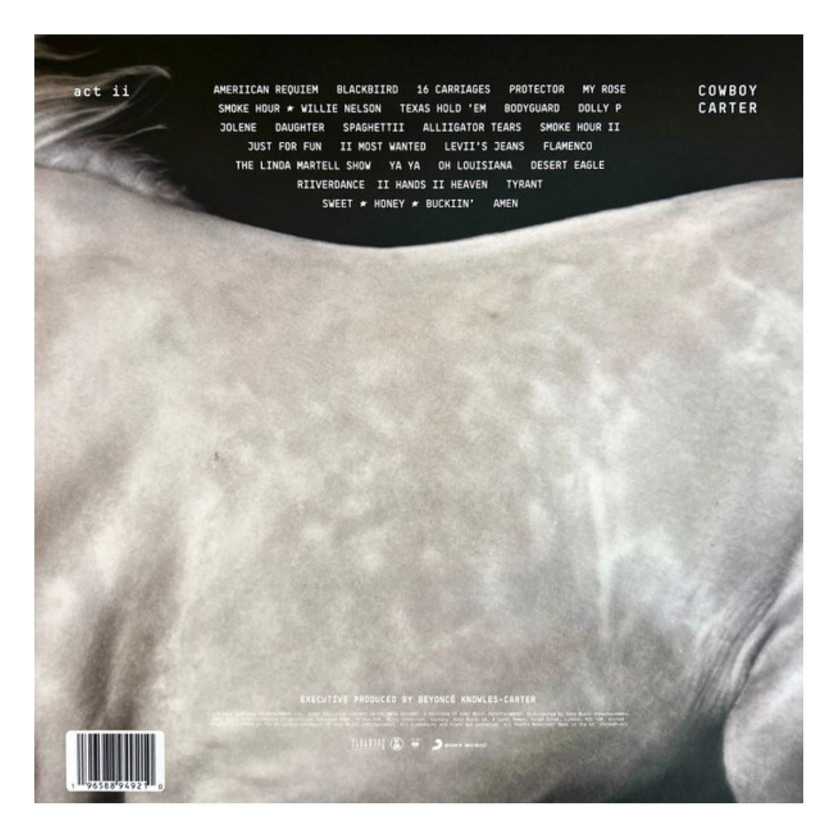 SONY - Beyonce Cowboy Carter 2LP Deluxe 40 page booklet and poster