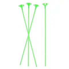 GENERICO - VARILLAS PORTAGLOBO VERDE 40CM X10 PCS X1 UNI