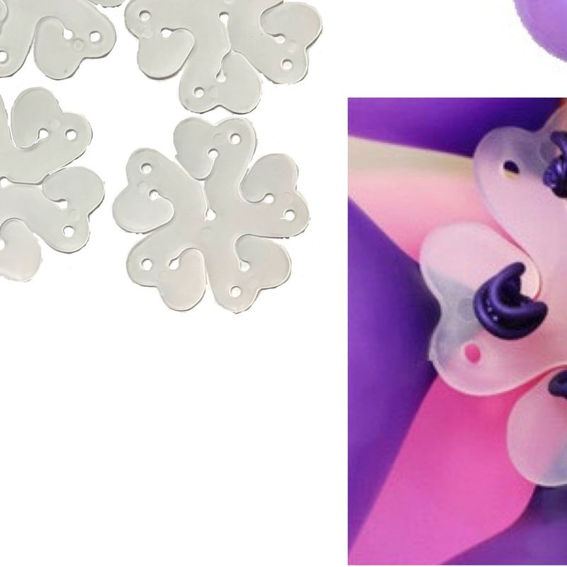 GENERICO - CLIP PARA GLOBOS FLOR X 6UNI