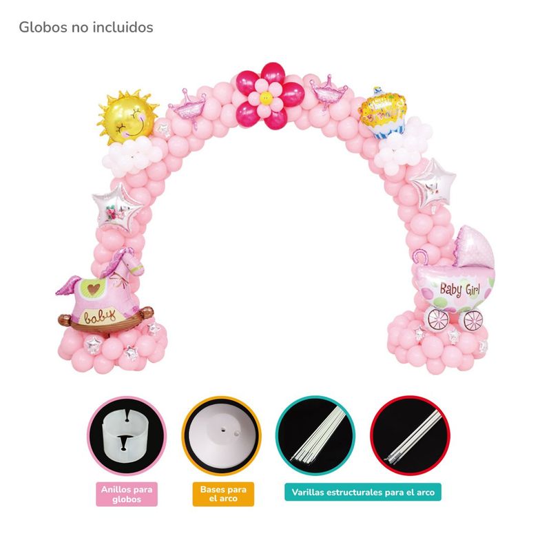 GENERICO - SET ARCO GLOBO 3.5M X1 UNI