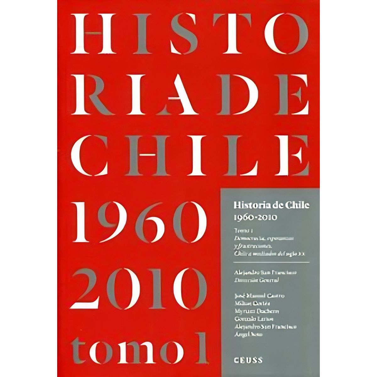 TOP10BOOKS - LIBRO Historia De Chile canales oficiales Tomo 1 (tapa Dura)