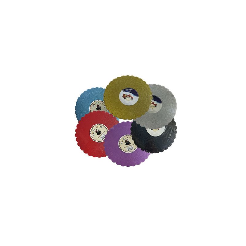 GENERICO - BASES DE TORTAS 10 PCS 20 CM