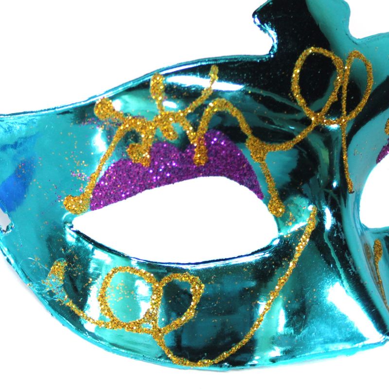 GENERICO - ANTIFAZ ESCARCHA AZUL X1 UNI