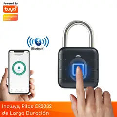 D MOTICA - Candado De Seguridad Inteligente Huella Dactilar y App