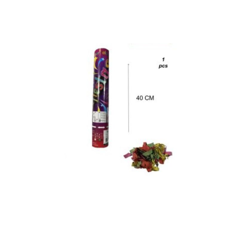 GENERICO - LANZA CONFETI 1 PCS 40 CM